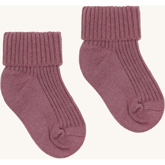 Hust & Claire HCFlosi 2-Pack Socks Wool-Bamboo Blend Socks 3863 Pale Mauve