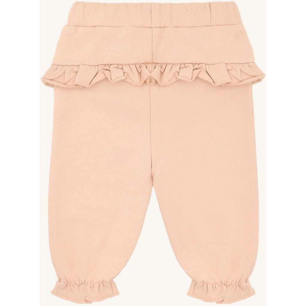 Hust & Claire HCGenny solid flounce Jogging Trousers 3549 Rugby Tan