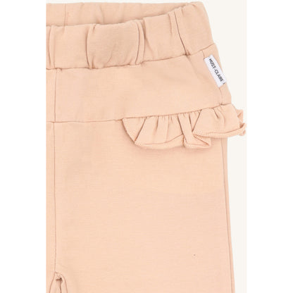 Hust & Claire HCGenny solid flounce Jogging Trousers 3549 Rugby Tan
