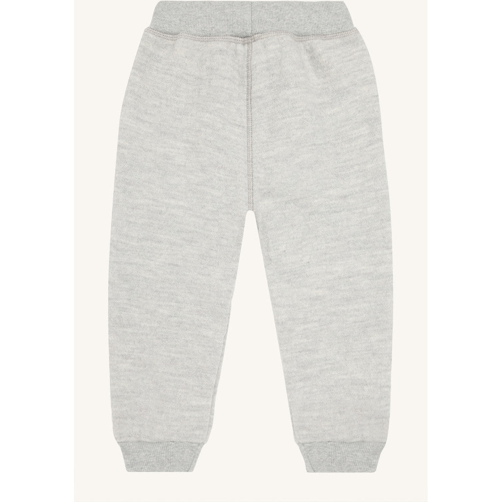 Hust & Claire HCGia Boiled Wool Jogging Trousers 1201 Light Grey Melange