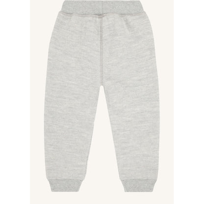 Hust & Claire HCGia Boiled Wool Jogging Trousers 1201 Light Grey Melange