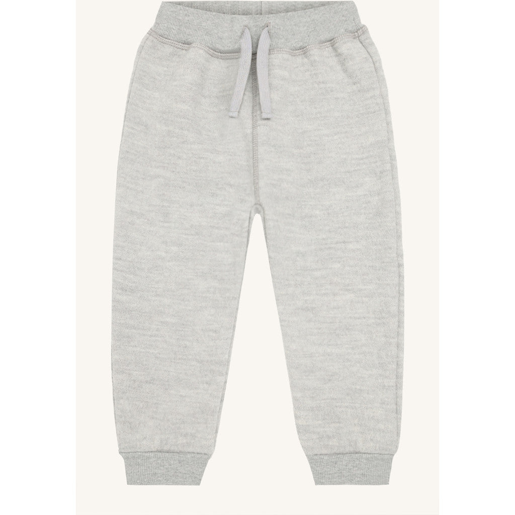 Hust & Claire HCGia Boiled Wool Jogging Trousers 1201 Light Grey Melange