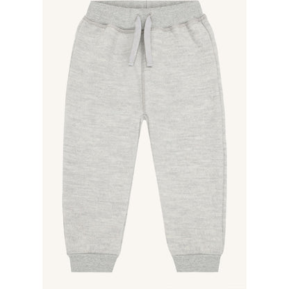 Hust & Claire HCGia Boiled Wool Jogging Trousers 1201 Light Grey Melange