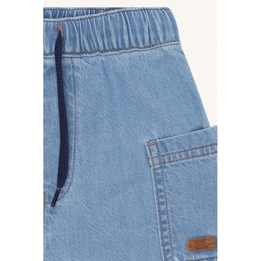 Hust & Claire HCHans Soft denim Shorts 33 Blue Denim