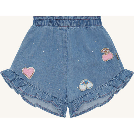 Hust & Claire HCHelena Sparkling Shorts 33 Blue Denim