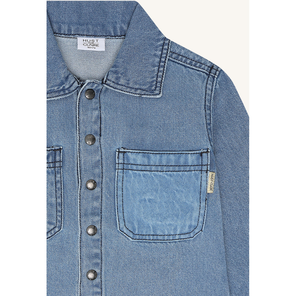 Hust & Claire HCJack Denim Fall Shirts 57 Blue Denim