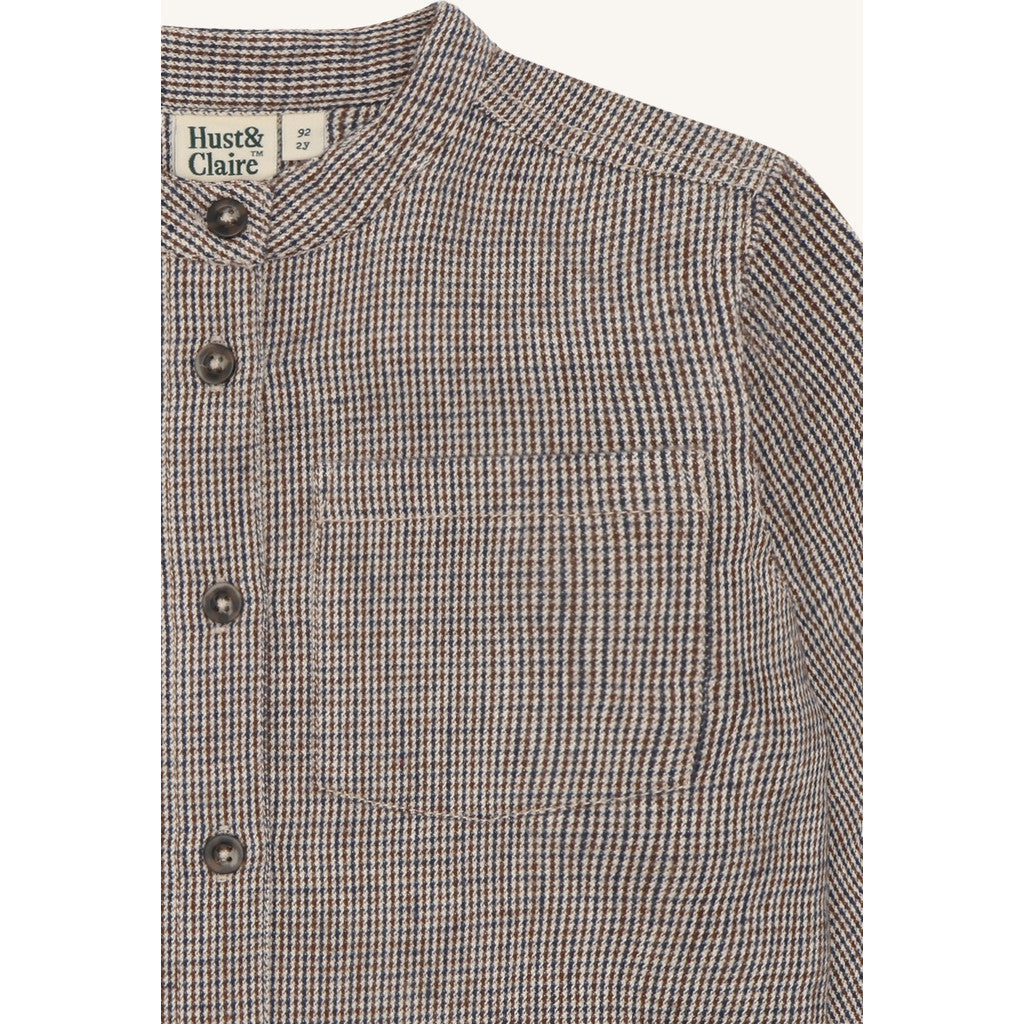 Hust & Claire HCJack Harry check Shirts 4501 French Oak
