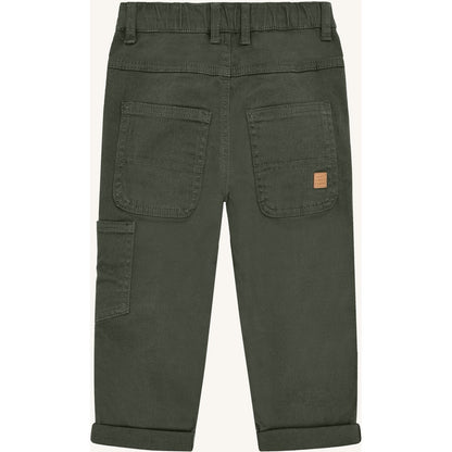 Hust & Claire HCJames Peached Canvas Trousers 3461 Deep Ivy