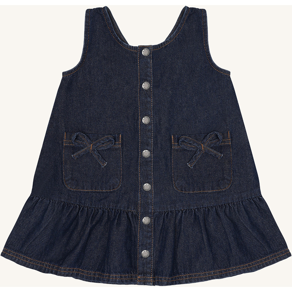 Hust & Claire HCKaroline Denim Dresses 86 Dark Blue Denim