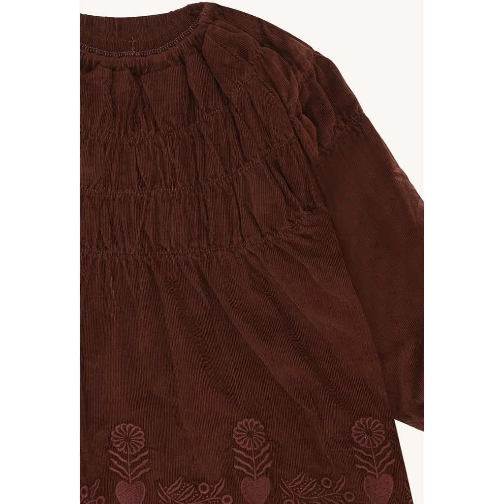 Hust & Claire HCKaroline Folk Dresses 4575 Soil