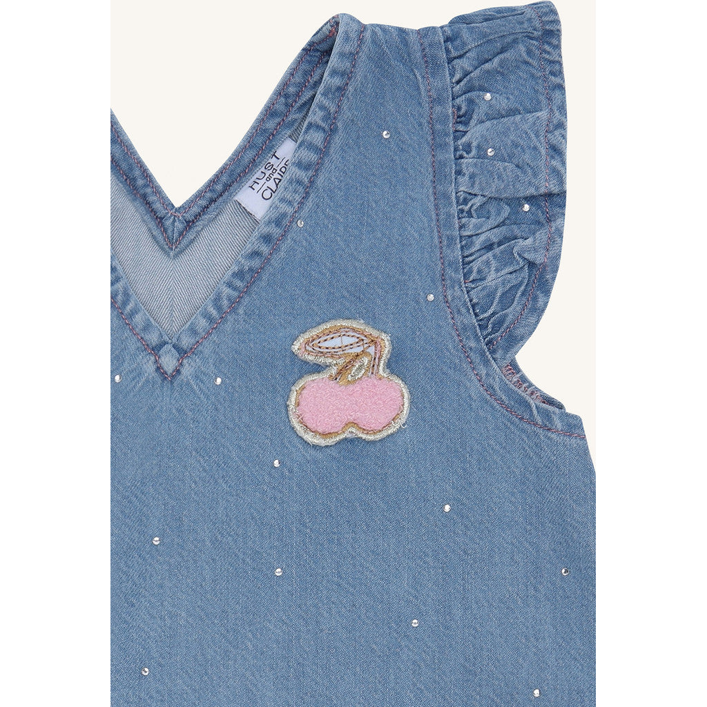 Hust & Claire HCKaroline Sparkling Dresses 33 Blue Denim