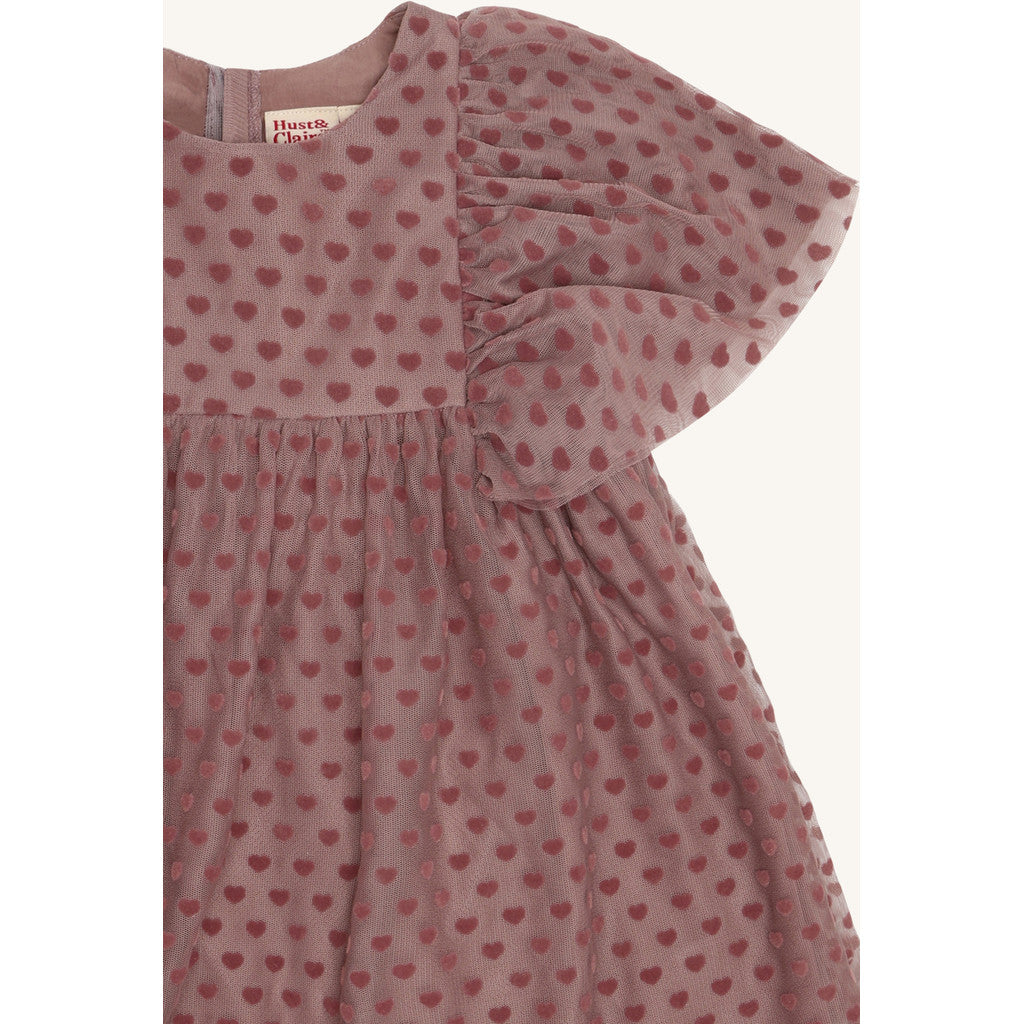 Hust & Claire HCKaroline Tulle dress Dresses 3899 Mauve