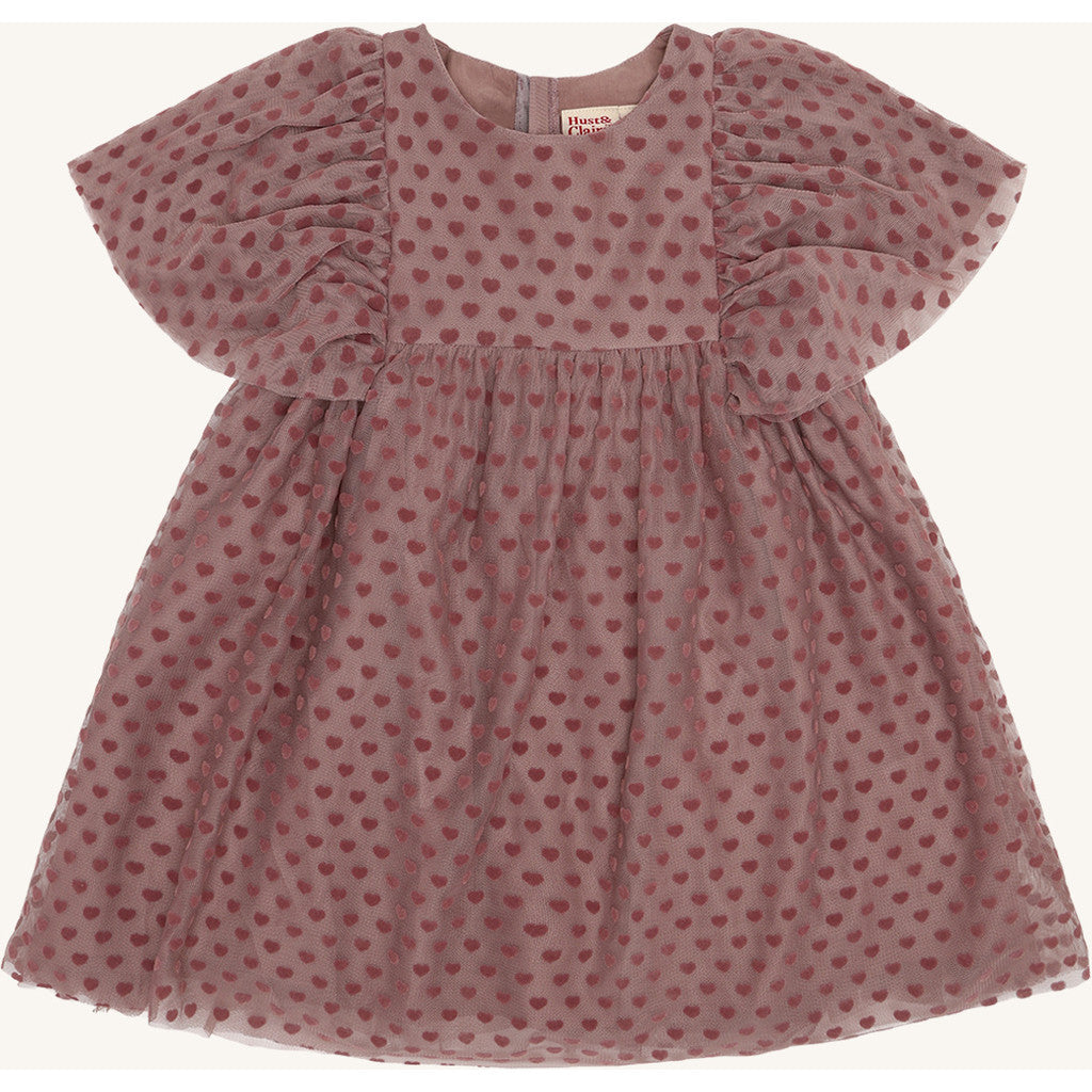 Hust & Claire HCKaroline Tulle dress Dresses 3899 Mauve