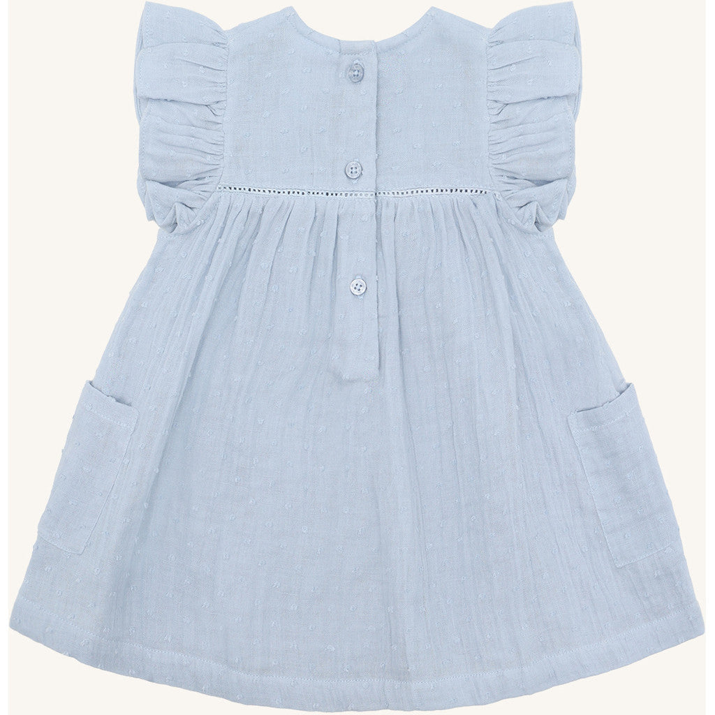 Hust & Claire HCKatinka Dobby Dresses 3111 Zen Blue