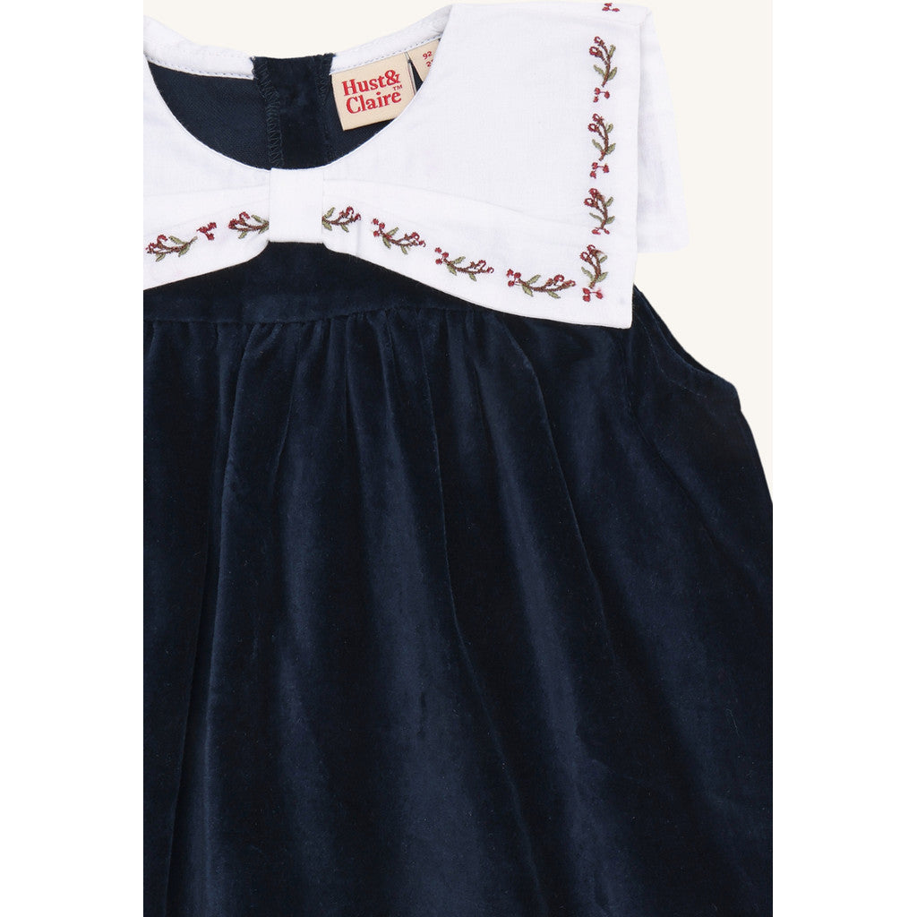 Hust & Claire HCKatinka collar Dresses 4150 More Navy