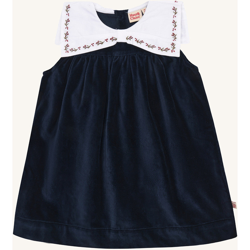Hust & Claire HCKatinka collar Dresses 4150 More Navy