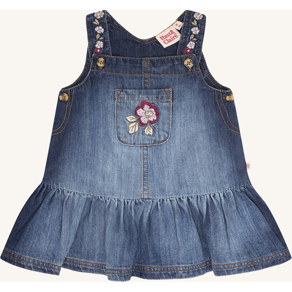Hust & Claire HCKis Denim Dresses 53 Blue Denim
