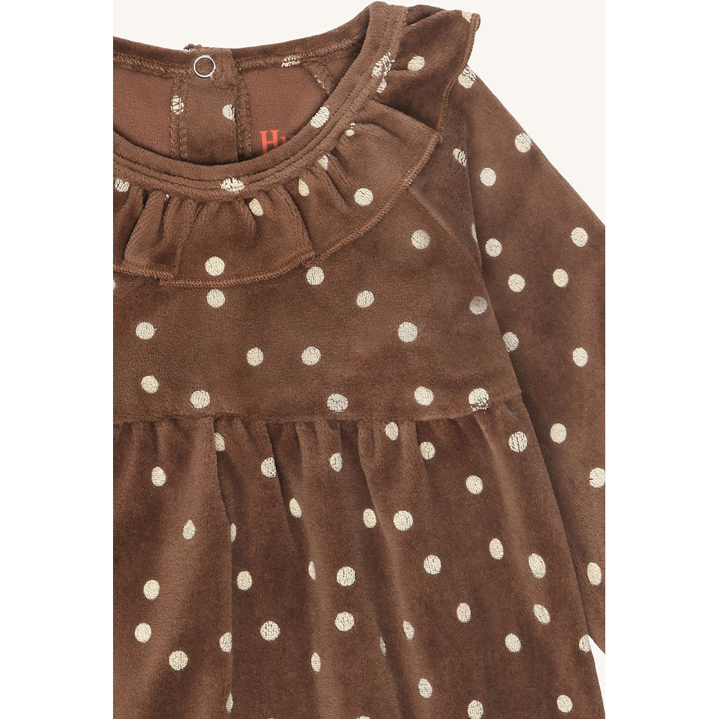 Hust & Claire HCKis Dot Dresses 4575 Soil