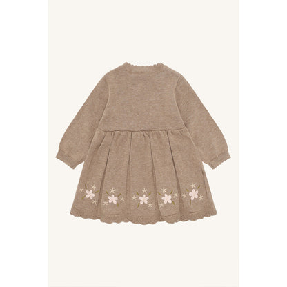 Hust & Claire HCKlara flower Dresses 3554 Biscuit