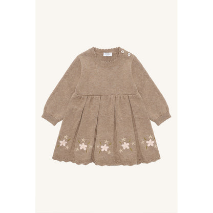Hust & Claire HCKlara flower Dresses 3554 Biscuit