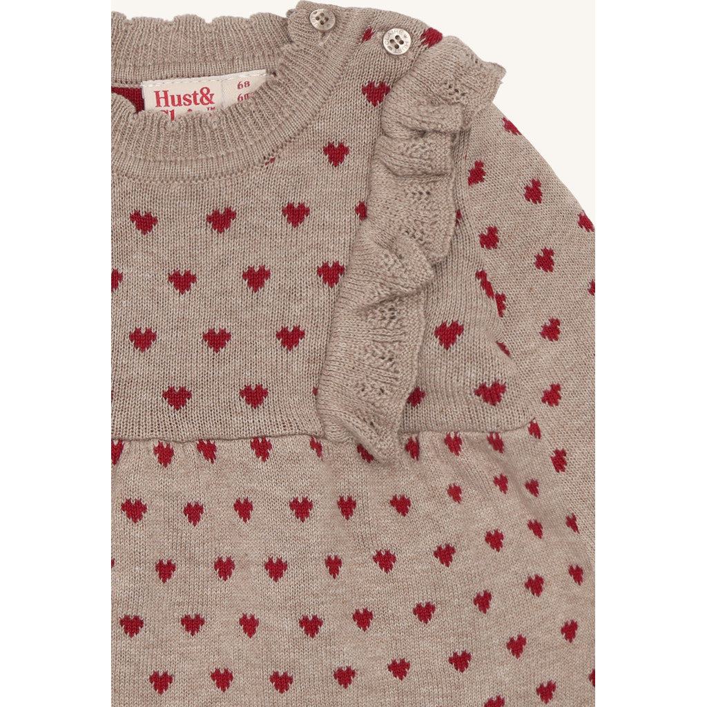 Hust & Claire HCKristel xmas Dresses 3554 Biscuit