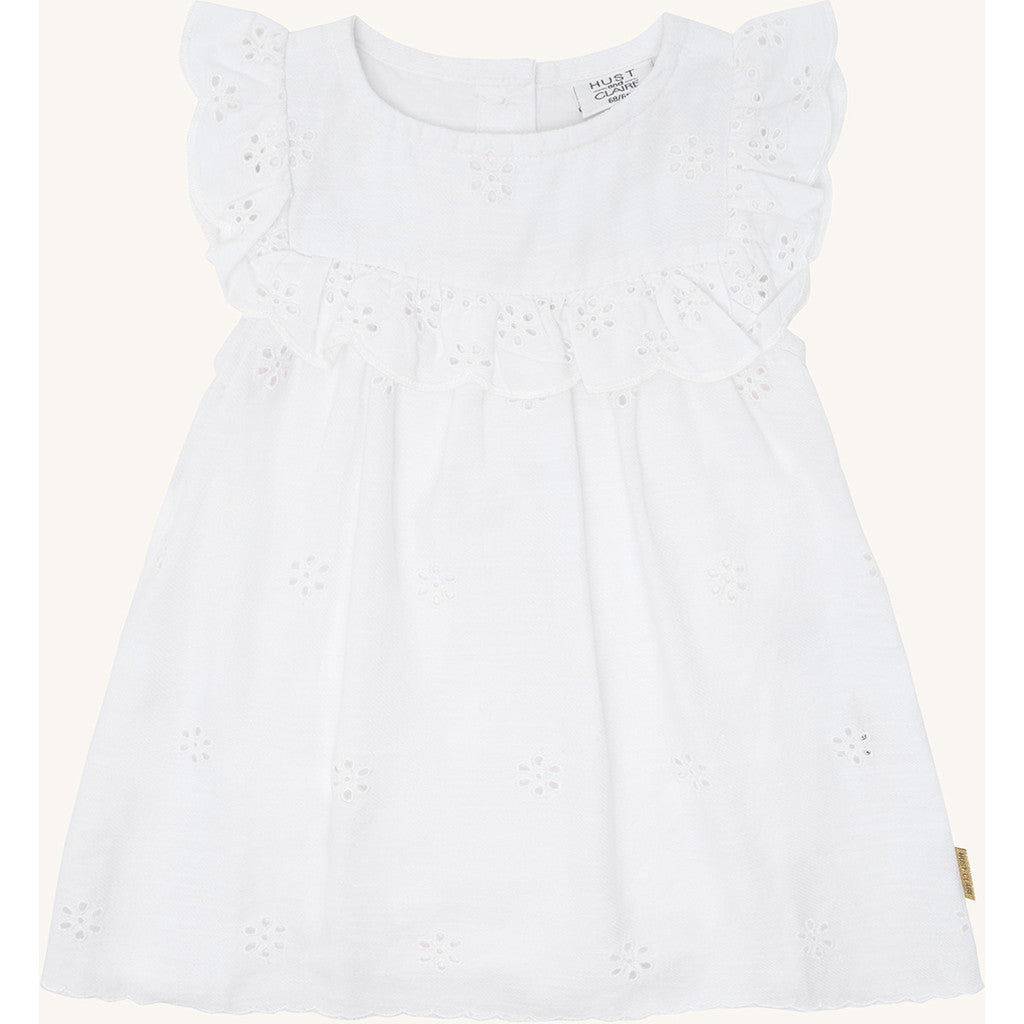 Hust & Claire HCKristi embroidery Dresses 3246 White