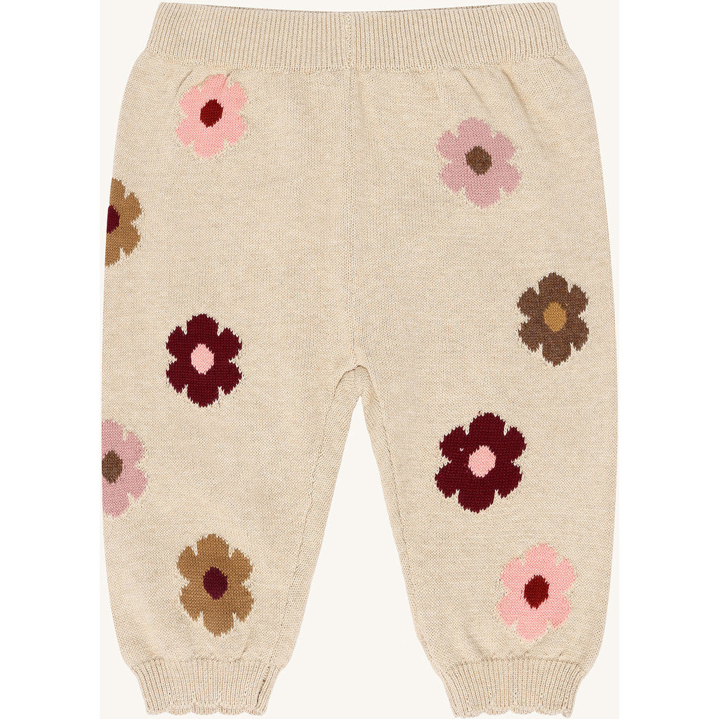 Hust & Claire HCLisa Flower Cardigan 4548 Old Beige Melange