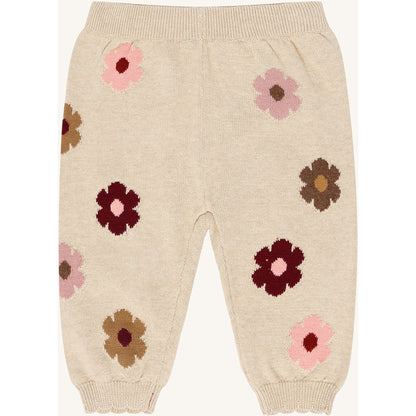 Hust & Claire HCLisa Flower Cardigan 4548 Old Beige Melange