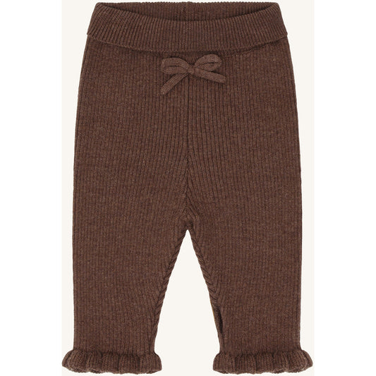 Hust & Claire HCLisa Rib Leggings 3594 Toffee Melange