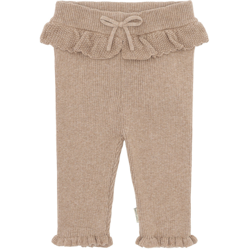 Hust & Claire HCLisa knit rib Leggings 3554 Biscuit