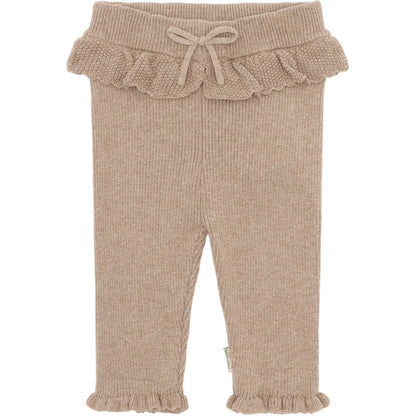 Hust & Claire HCLisa knit rib Leggings 3554 Biscuit