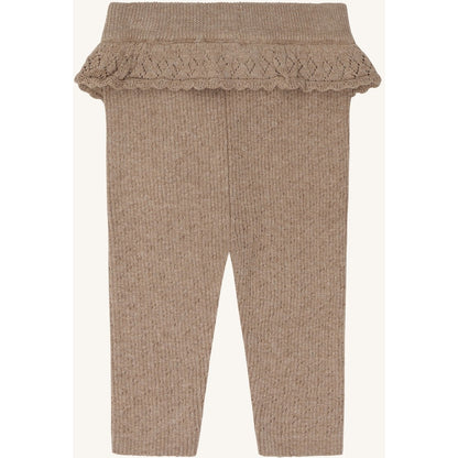 Hust & Claire HCLisa knit rib Leggings 3554 Biscuit