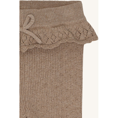 Hust & Claire HCLisa knit rib Leggings 3554 Biscuit