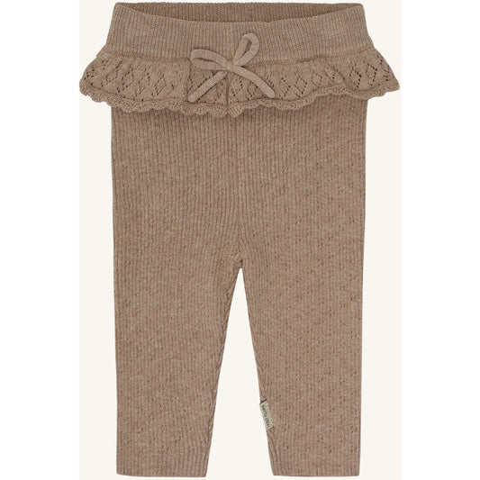 Hust & Claire HCLisa knit rib Leggings 3554 Biscuit