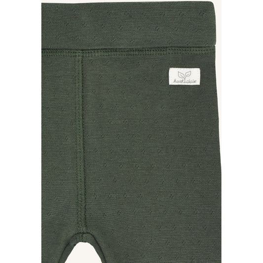 Hust & Claire HCLuca Pointelle Trousers 3461 Deep Ivy