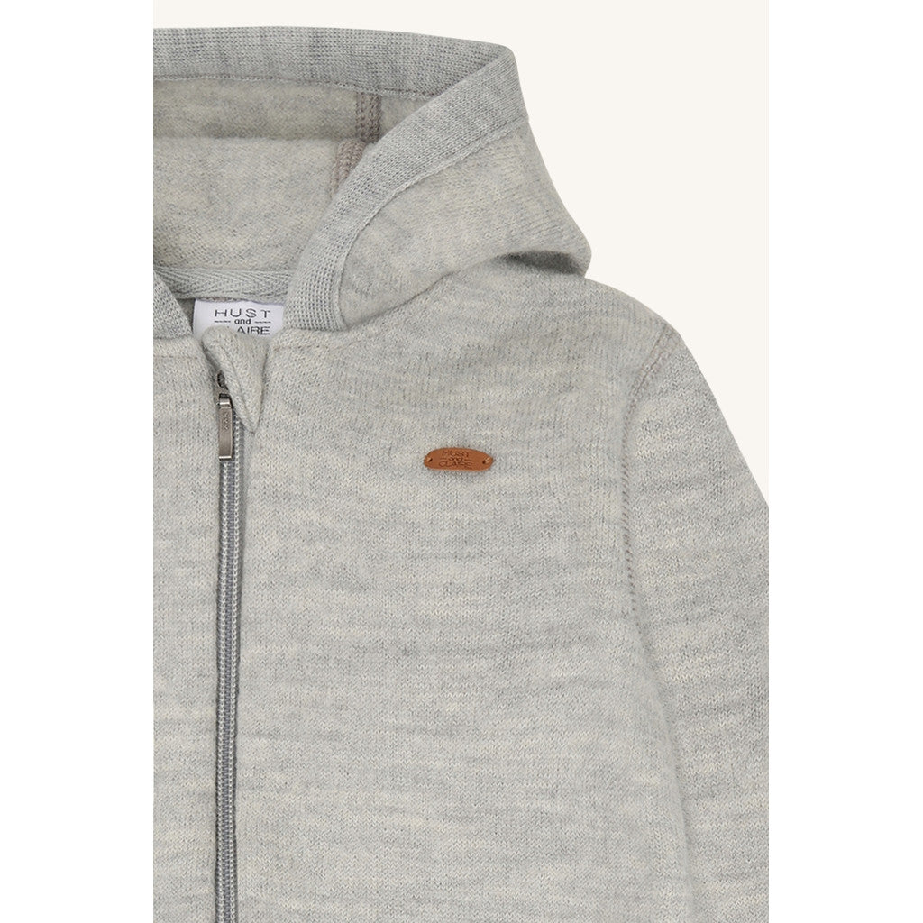 Hust & Claire HCMaddy Boiled Wool Boiled Suit 1201 Light Grey Melange