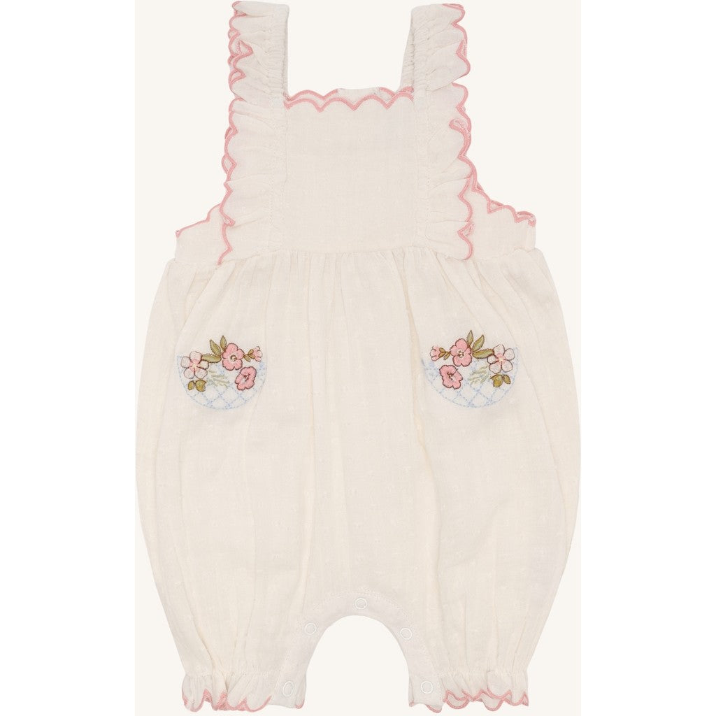 Hust & Claire HCMagie Dobby Romper 3265 Whisper