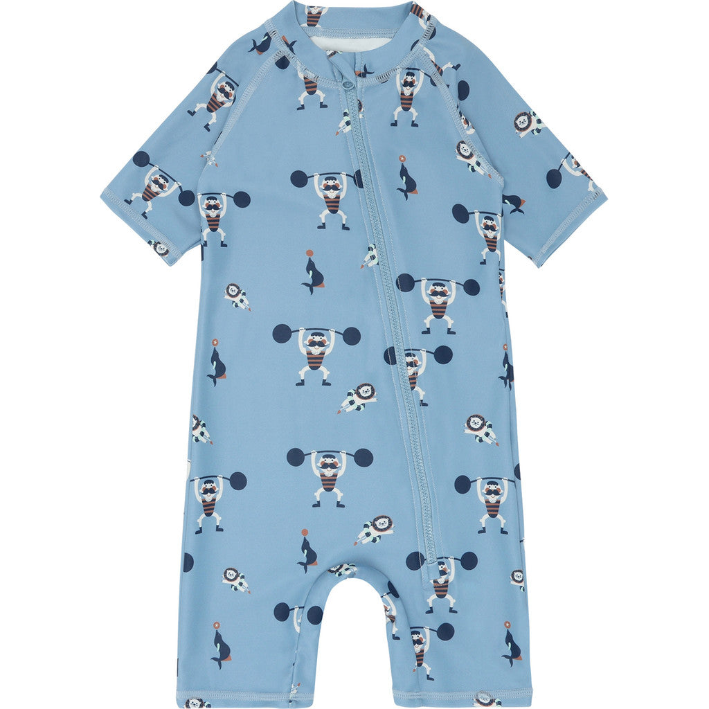Hust & Claire HCMakki Boy Swim Jumpsuit 3157 Light Blue