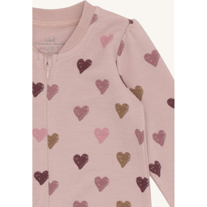 Hust & Claire HCManu Hearts Puff Night Suit 3735 Adobe Rose