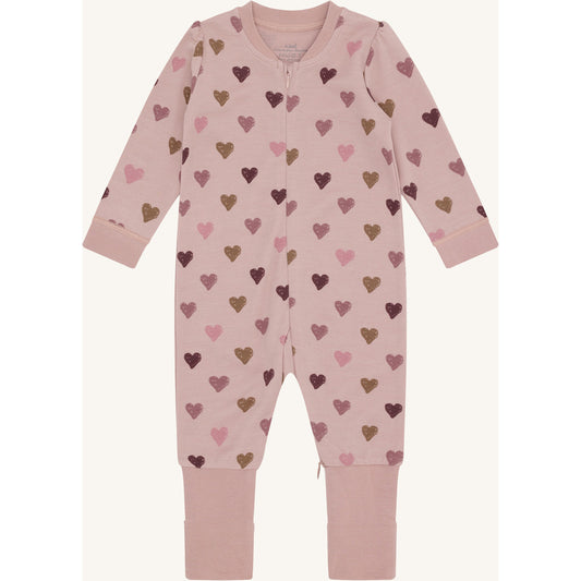 Hust & Claire HCManu Hearts Puff Night Suit 3735 Adobe Rose