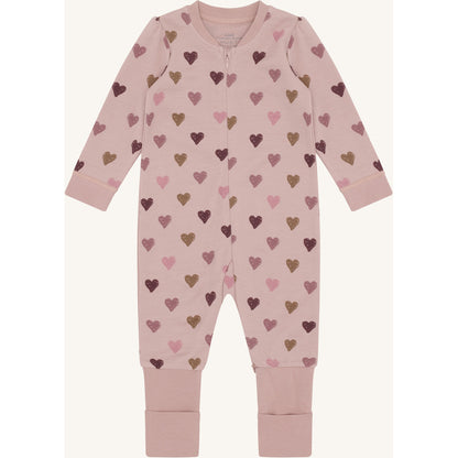 Hust & Claire HCManu Hearts Puff Night Suit 3735 Adobe Rose