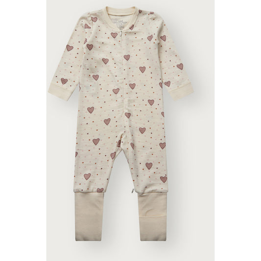 Hust & Claire HCManu Hearts Puff Night Suit 3290 Off White