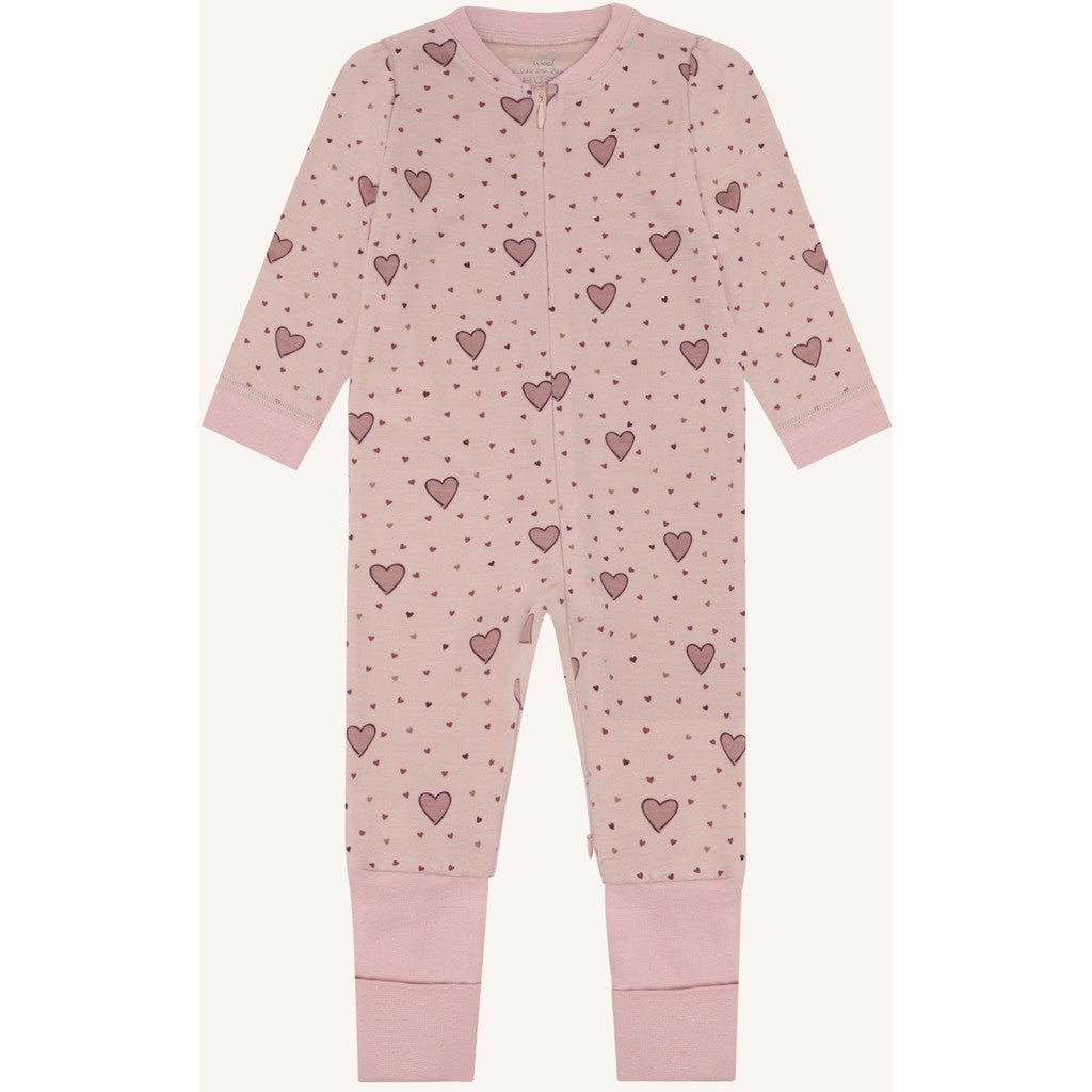 Hust & Claire HCManu Hearts Puff Night Suit 3366 Dusty Rose