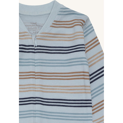 Hust & Claire HCManu Zip 3 Stripes Night Suit 4117 Baby Blue