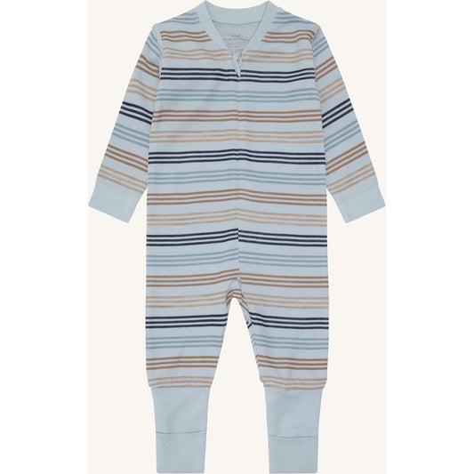 Hust & Claire HCManu Zip 3 Stripes Night Suit 4117 Baby Blue