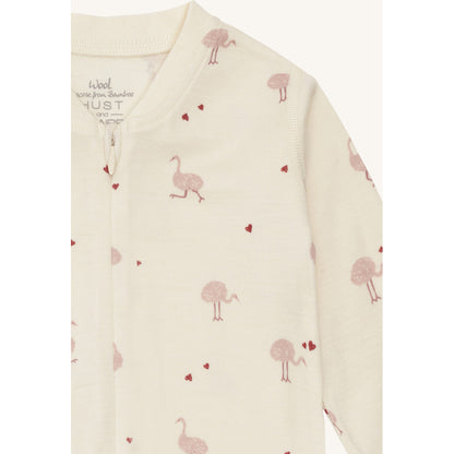 Hust & Claire HCManu Zip Ostrich Night Suit 3290 Off White