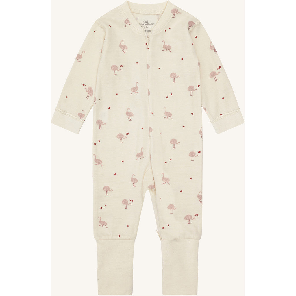 Hust & Claire HCManu Zip Ostrich Night Suit 3290 Off White