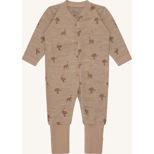 Hust & Claire HCManu Zip Ostrich Night Suit 3554 Biscuit