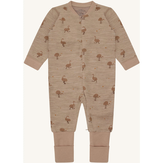 Hust & Claire HCManu Zip Ostrich Night Suit 3554 Biscuit