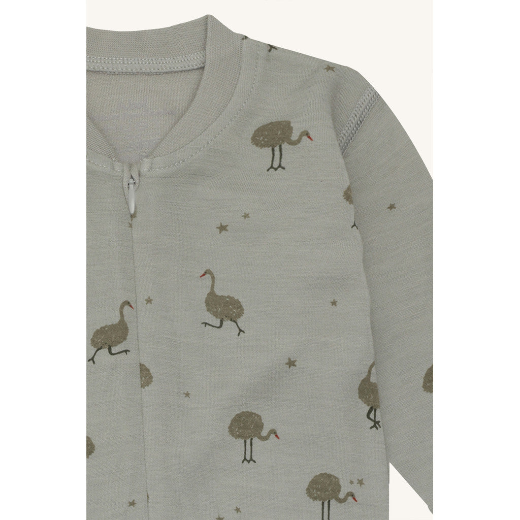 Hust & Claire HCManu Zip Ostrich Night Suit 4440 Forest Fog